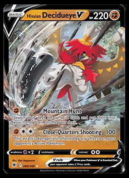 083/189 Hisuian Decidueye V