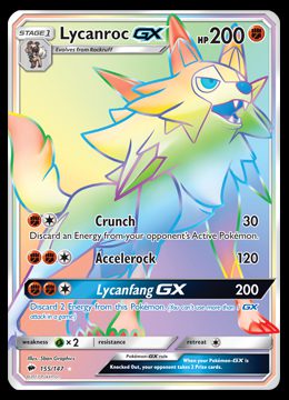 155/147 Lycanroc GX