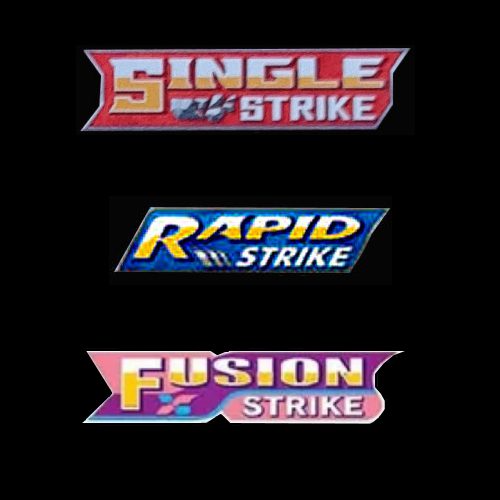 Single, Rapid & Fusion Strike Cards in Fusion Strike