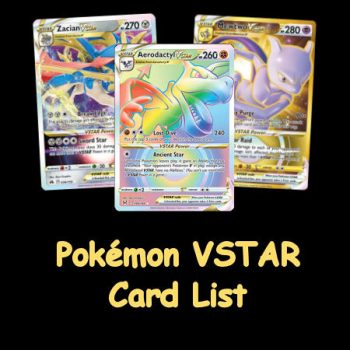 Pokémon VSTAR Card List