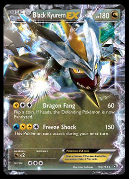 100/113 Black Kyurem EX
