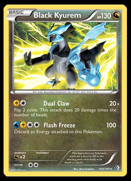 100/149 Black Kyurem