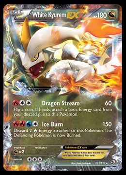 101/113 White Kyurem EX