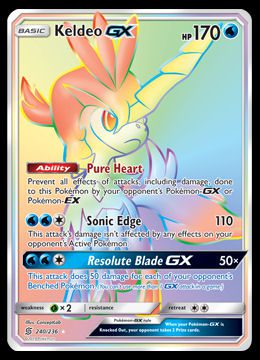 240/236 Keldeo GX