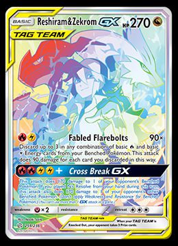 259/236 Reshiram and Zekrom GX