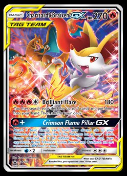 SM230 Charizard & Braixen GX
