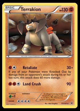 73/101 Terrakion