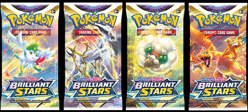 Pokémon Brilliant Stars Pack Art