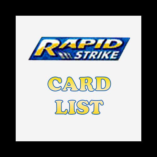 Rapid Strike Card List