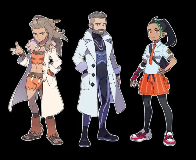 Professor Sada, Professor Turo, Nemona 