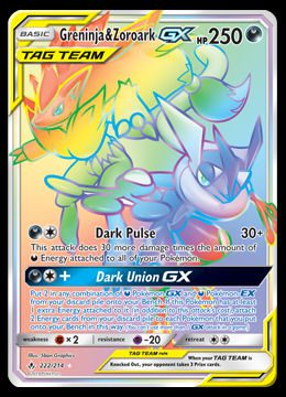 222/214 Greninja & Zoroark GX