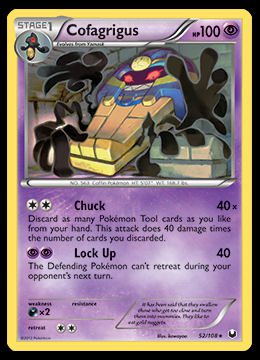 Cofagrigus Pokédex 0563 & Card List with Images