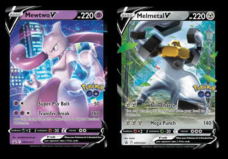Mewtwo V vs Melmetal V Promo Cards