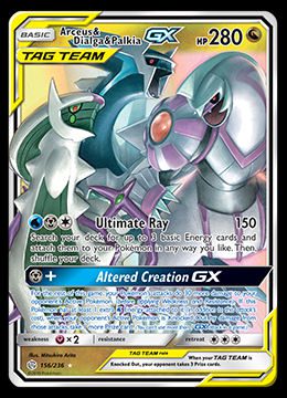 156/236 Arceus, Dialga Palkia