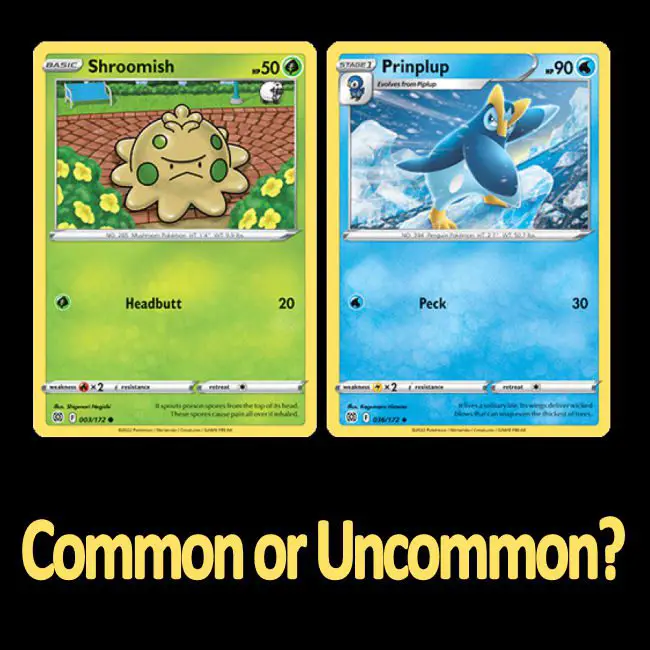 Common or uncommon cards