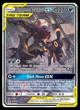 SM241 Umbreon & Darkrai GX
