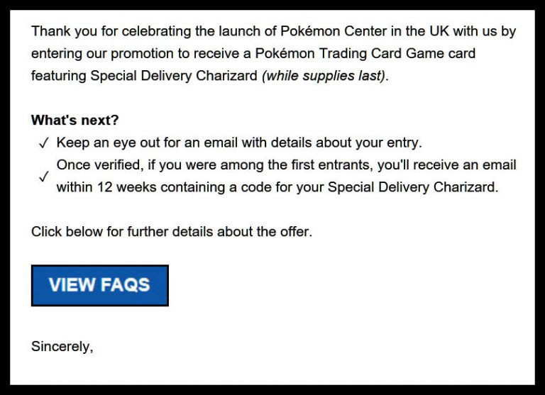codes for special delivery charizard are starting to... Special Delivery Charizard SWSH075 - Coded Yellow