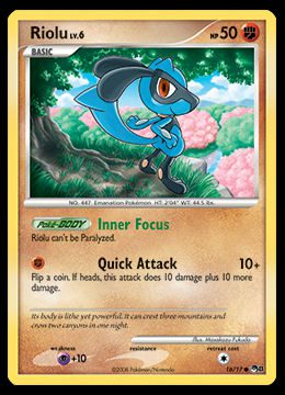 16/17 Riolu