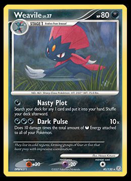 40/130 Weavile