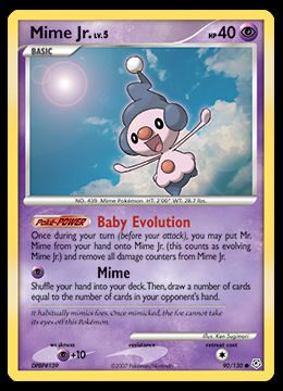 Mime Jr Pokédex 0439 & Card List