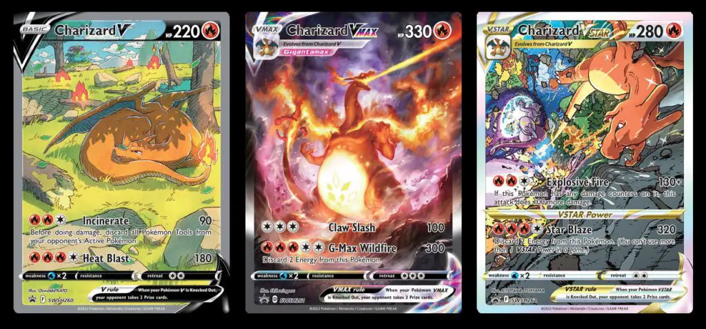 Charizard Promo Cards from Ultra Premium Collection