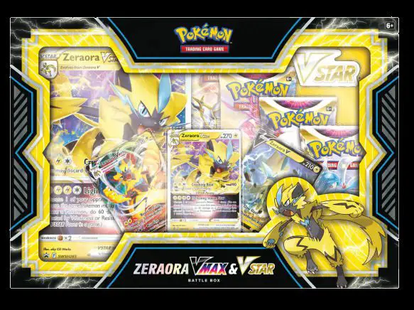 Zeraora VMAX and VSTAR Battle Box