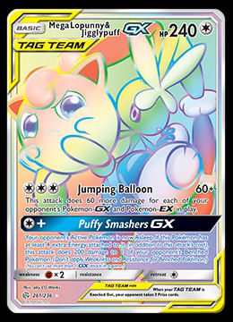 261/236 Mega Lopunny & Jigglypuff GX