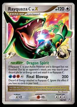 146/147 Rayquaza LV.X