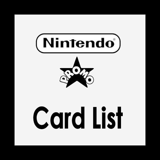 Nintendo Black Star Promo Cards List