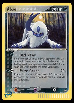 Absol Pokédex 0359 & Card List with Images - Coded Yellow