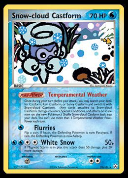 25/101 Castform Snow