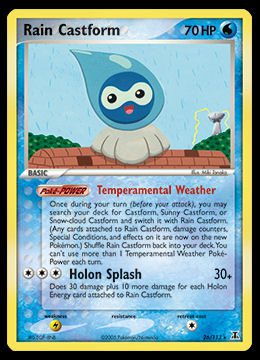 26/113 Castform Rain