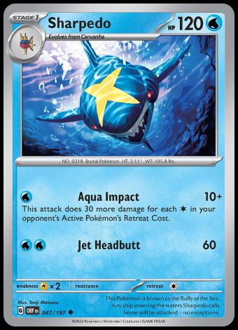 047/197 Sharpedo