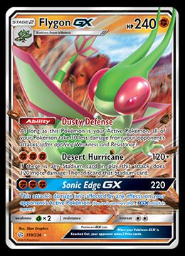 110/236 Flygon GX