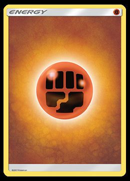Sun and Moon Fighting Energy Cards