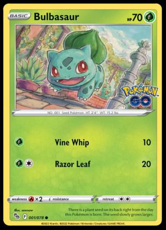 001/078 Bulbasaur