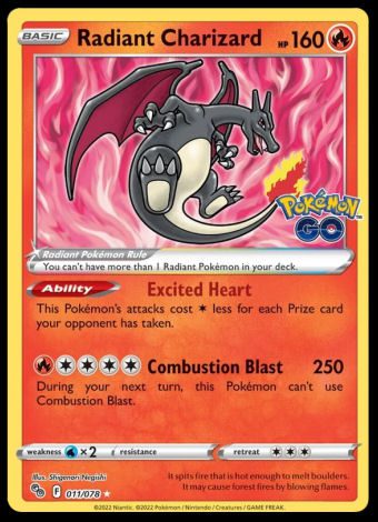 011/078 Radiant Charizard