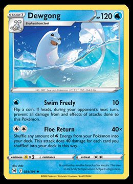 034/196 Dewgong