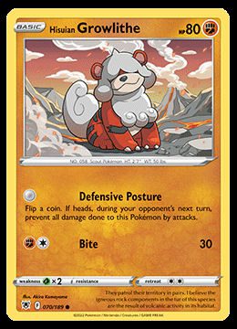 070/189 Hisuian Growlithe