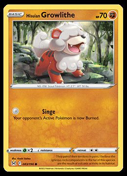 086/196 Hisuian Growlithe