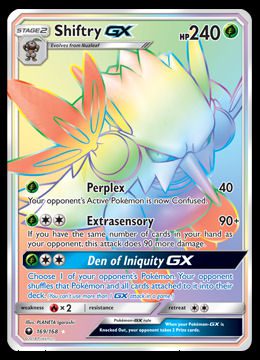 169/168 Shiftry GX