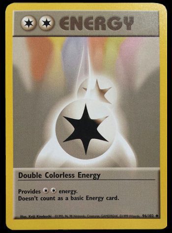 Special Energy Cards - Double Colorless Energy Base Set