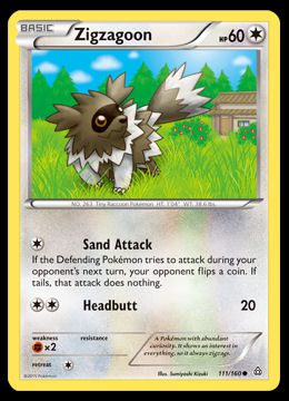 111/160 Zigzagoon