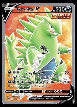 154/163 Tyranitar V