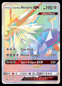 163/156 Dusk Mane Necrozma GX