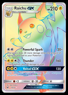 75/73 Raichu GX