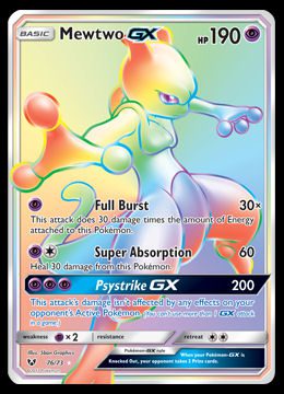 76/73 Mewtwo GX