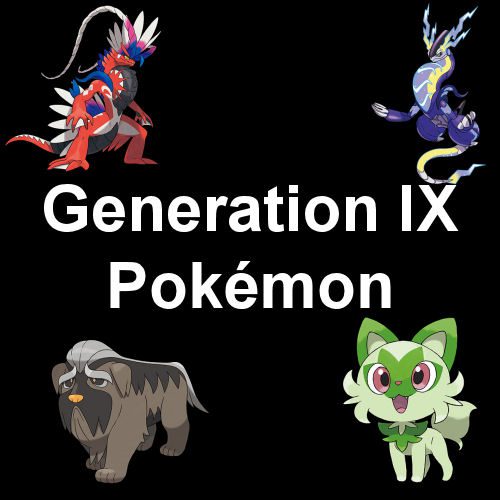 Generation IX Pokémon