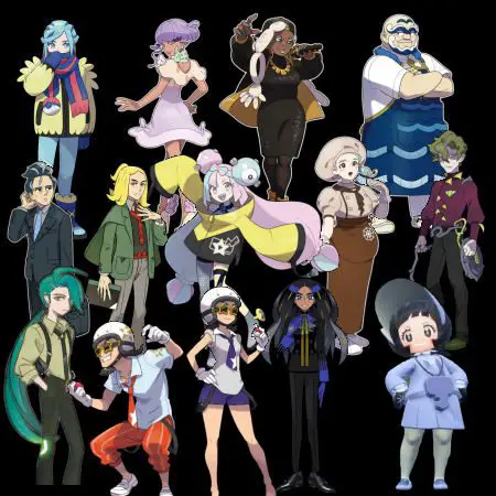 Pokémon Generation IX Trainers Complete List - Coded Yellow