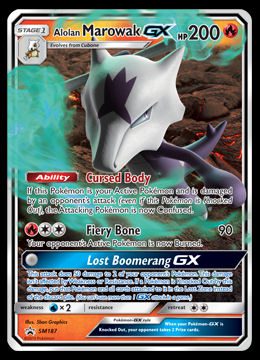 SM187 Alolan Marowak GX